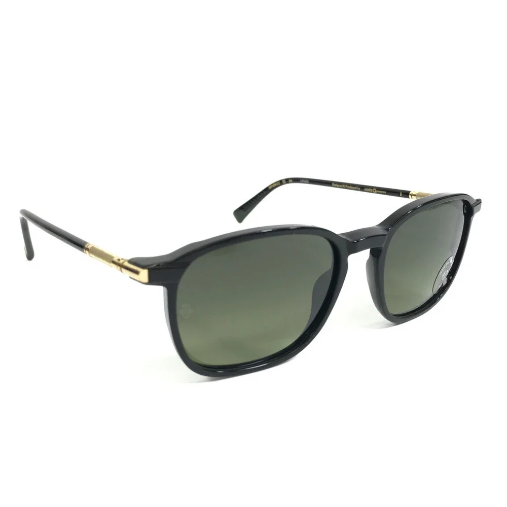 Etnia Barcelona Sunglasses CACTUS BKGD Black Gold Frame w/ Gradient Green Lenses